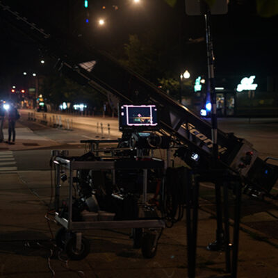 Crane Day BTS 1